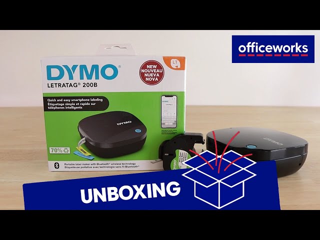 Dymo LetraTag Bluetooth Labeller 200B Unboxing 