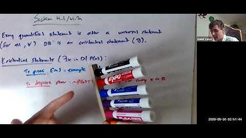 Proving/Disproving Existential Statements Revamped!