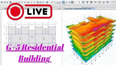 ETABS Tutorial in Hindi | G+5 Story Building Structural Design || @mastercivilsupport 
