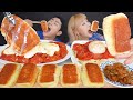 SUB)ASMR MUKBANG 치즈폭탄특집! 미친바삭쫄깃! 구워먹는치즈 스파게티+브라타치즈 3종 먹방! Crispy chewy grilled cheese + Spaghetti