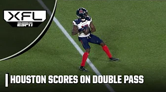 Houston scores long TD off double forward pass | XFL on ESPN thumbnail