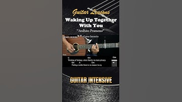 Waking Up Together With You - Ardhito Pramono | Tutorial Chord Gitar Mudah dan Lirik  #chordgitar