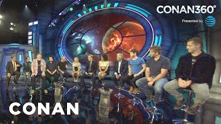 CONAN360°: The "Game Of Thrones" Cast Makes Their Epic Entrance | CONAN on TBS