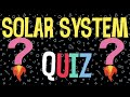 Solar system quiz