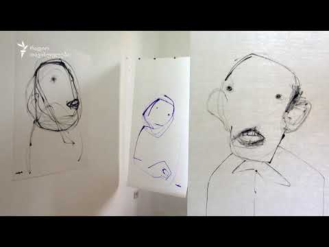 მაკა ბატიაშვილის შავ-თეთრი ფერწერა