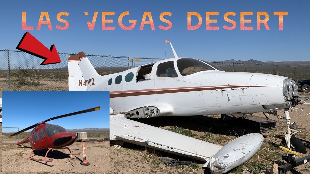 Abandoned plane in Las Vegas - YouTube