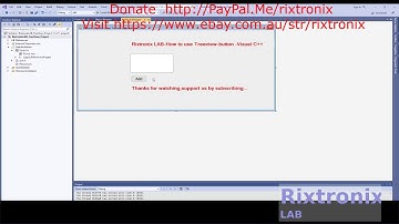 How to use treeview button Visual C++ Easy Pt2
