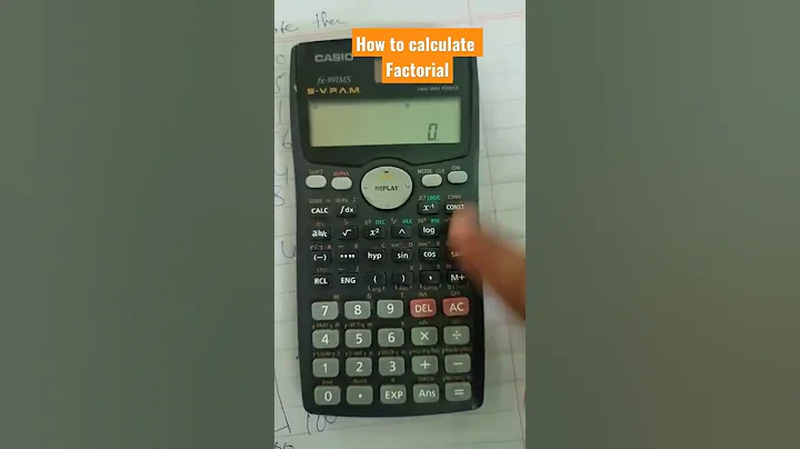 how to calculate factorial from calculator