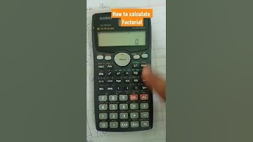 how to calculate factorial from calculator