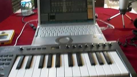 Music Recording on the Road,  Ableton Live, Toughbook, Korg Kaossilator, SE530, CO1U