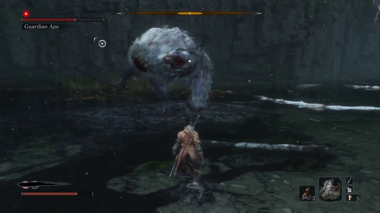 Sekiro Boss Fight -- Guardian Ape - YouTube