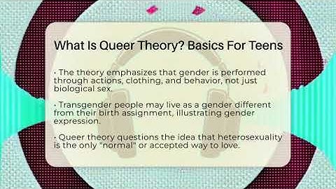 What Is Queer Theory? Basics For Teens - Queer Teens United