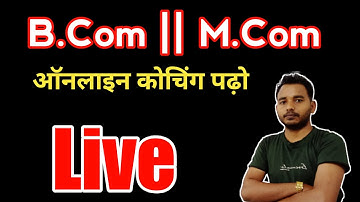b.com // m.com online classes