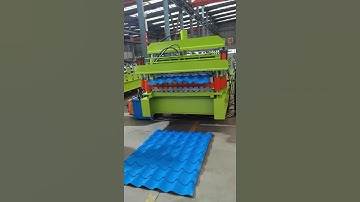 Double layer Roofing Glazed tile roll forming machine