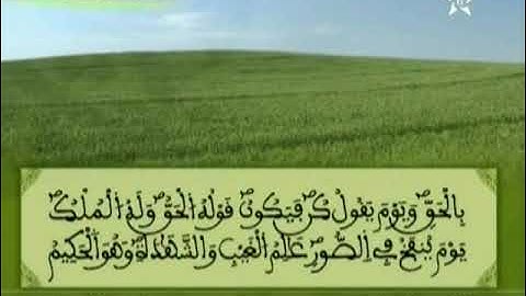 الحزب الرابع عشر 14 ما تيسر من سورة الأنعام - المقرئ العيون الكوشي