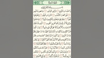 سورة البروج  مكررة كل أية سبع مرات بصوت الشيخ محمود خليل الحصرى المعلم لتسهيل الحفظ على الاطفال