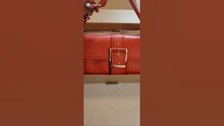 Michael Kors Medium Leather Shoulder Bag Unboxing #unboxing