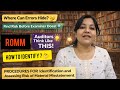 Procedures for Identification &amp; Assessing Risk of Material Misstatement (RoMM)|#CA Final Auditing 