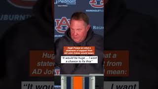 Hugh Freeze was asked what a vote of confidence from Auburn AD John Cohen would mean for him Wealth