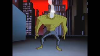 Batman Beyond - Terry fighting Riddler Two-Face Killer Croc Robot