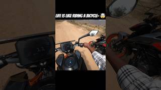 Life Is Like Riding A Bicycle  Duke Rider youtube automobile youtubeshorts viralshort stunt
