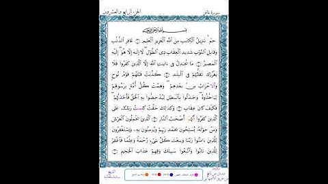 الشيخ رشيد بالعالية ( سورة غافر ) برواية ورش عن نافع