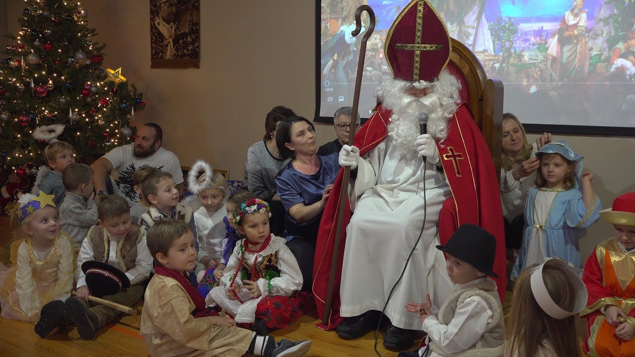 Mikołaj w polonijnym przedszkolu 2018   4K