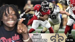 The FALCONS PUT UP 50 ! new Orleans Saints Vs Atlanta Falcons REACTION !!
