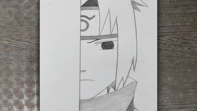 Drawing/Naruto/pencil sketch (step by step) Udaydeepta art's 