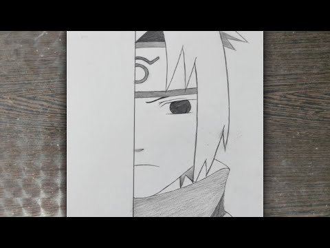 Drawing/Naruto/pencil sketch (step by step) Udaydeepta art's 