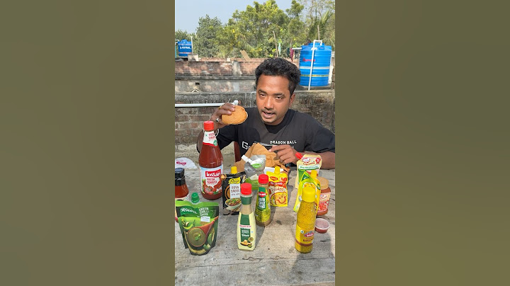 Mixing 10 sauces together into a mystery sauce Bengali mini blog #shorts