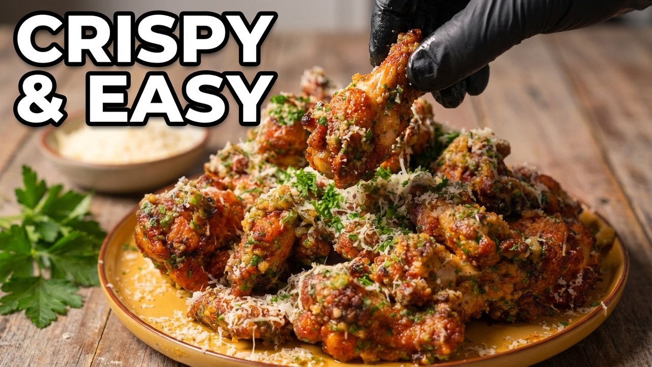 Parmesan Garlic Chicken Wings