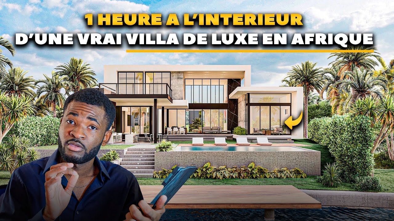Incroyable ! A l'intérieur de l'une des Meilleures Villas de Luxe Architecturales de l'Afrique