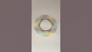 Quick Spirograph Art That Satisfies ASMR Needs: Pure Satisfaction #spirograph #asmr #shorts #viral