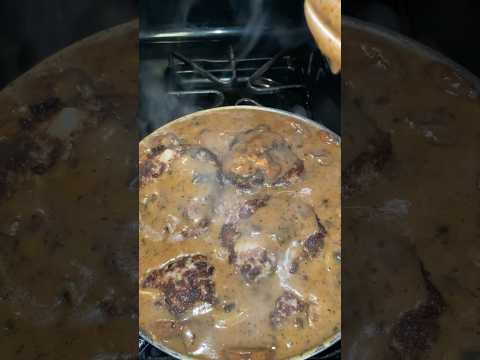 Salisbury steak #salisburysteak