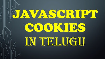JavaScript Cookies in Telugu