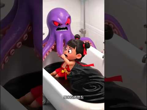 «Осьминог схватил меня | Octopus Attached Me #shorts #viral #animation #shortvideo
