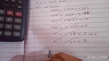 Example on GCD Theorem