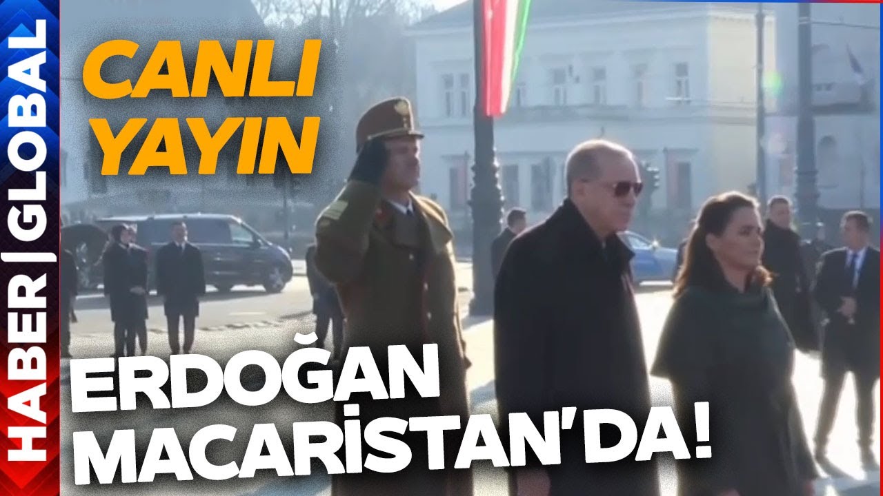 CANLI I Cumhurbaşkanı Erdoğan Macaristan'da Böyle Karşılandı!