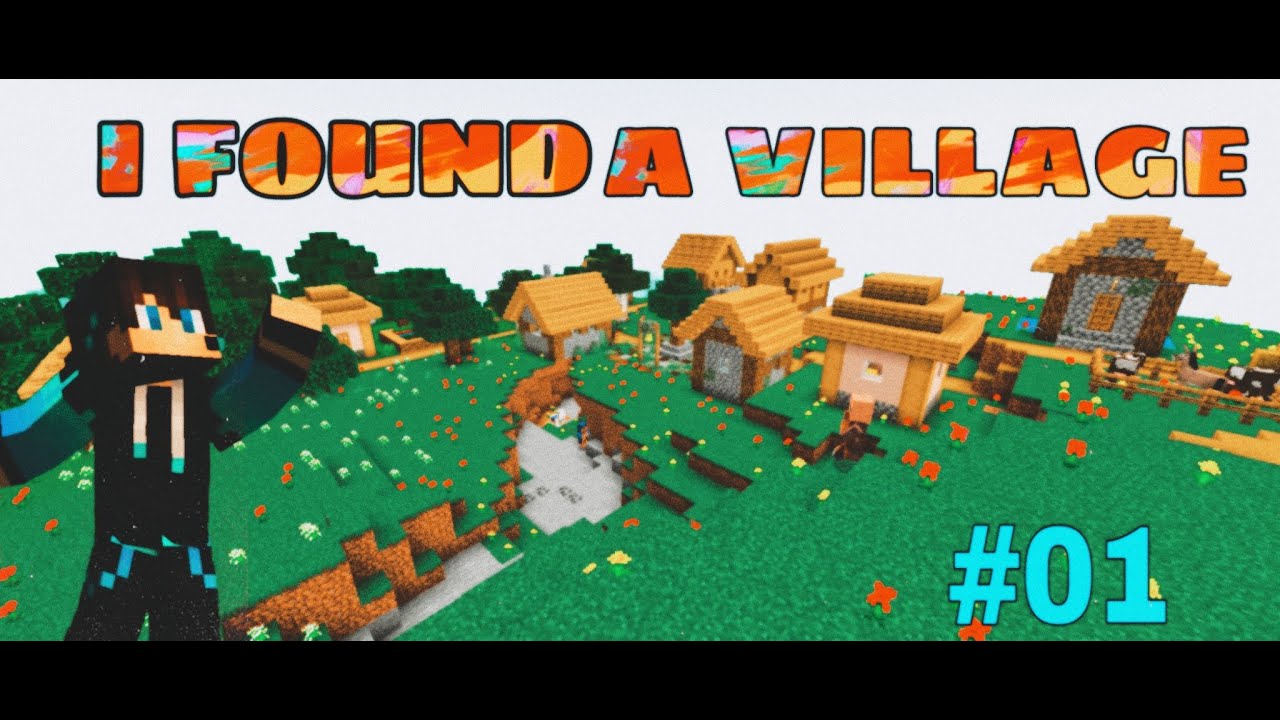 Minecraft new series|| I found a village in Minecraft world || # ...