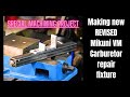 Special Machining Project: making clamp-type Mikuni carb repair fixture