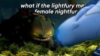 lightfury meets the female nightfury | angry too | httyd amv