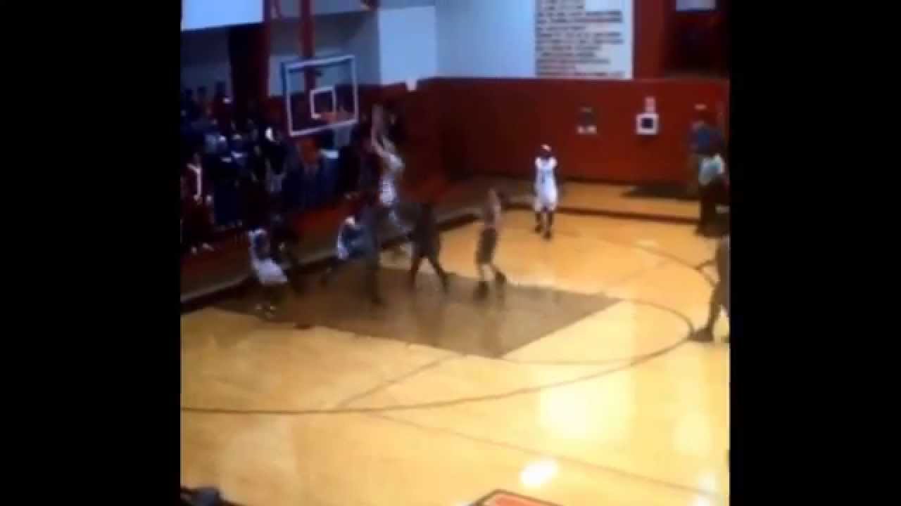 Garrett Thibodeaux 2015 Tyler Lee HS (TX) Air Force Commit with a nasty put back