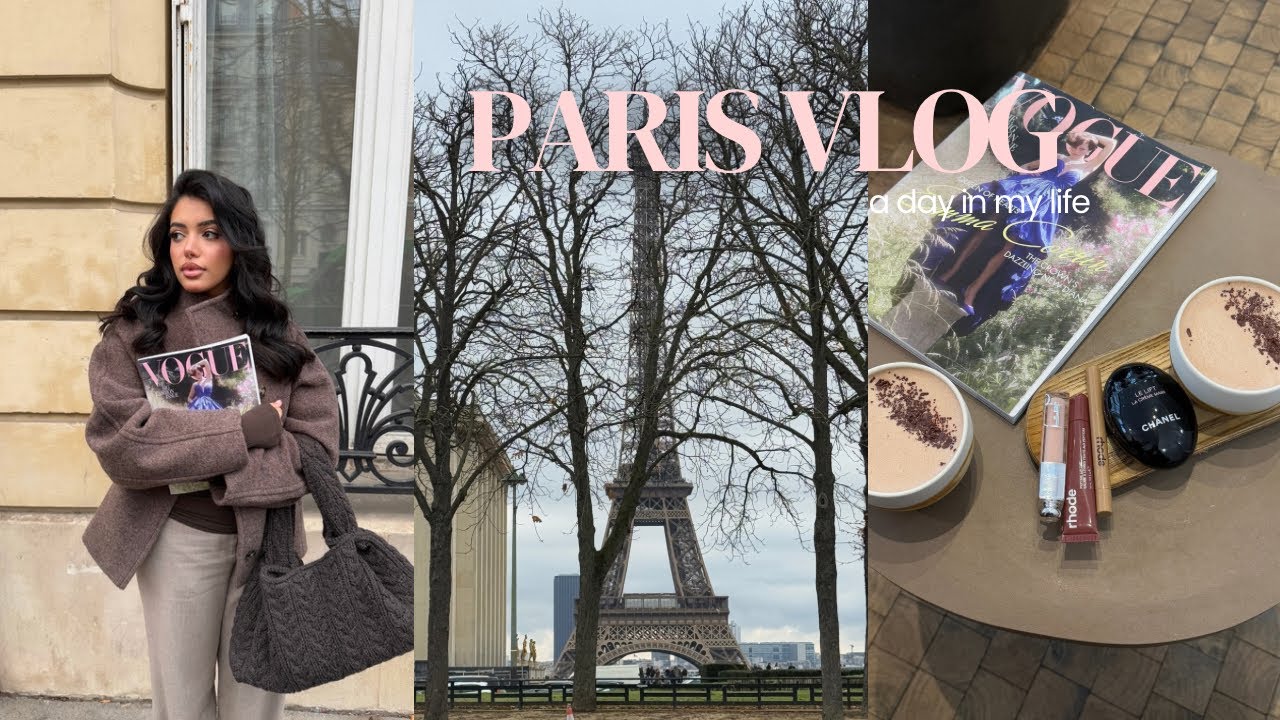 PARIS VLOG🎀☁️🪽🥐 *part 1* coffee runs, brandy melville, talks, taking pics, shopping,etc…