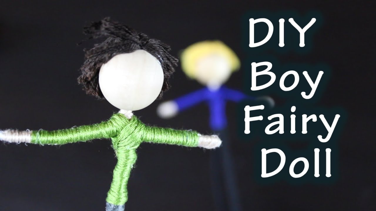 DIY Tutorial On How To Make A Boy Fairy Doll YouTube