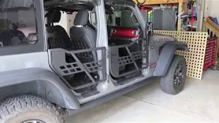 Installation of EAG Safari Doors on Jeep Wrangler JL