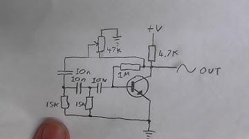 CDC Electronic Workshop - Experimentying with phase shift oscillator and ...