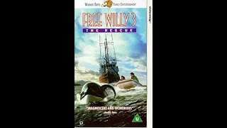 Original Vhs Opening And Closing To Free Willy 3 The Rescue Uk Vhs Tape