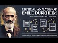 Critical Analysis of Emile Durkheim | Sociology| Social Facts, Religion, Suicide, Division of Labour