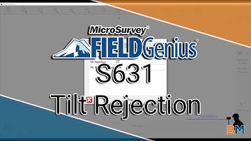 MicroSurvey FieldGenius How To: S631 Tilt Rejection | Bench Mark